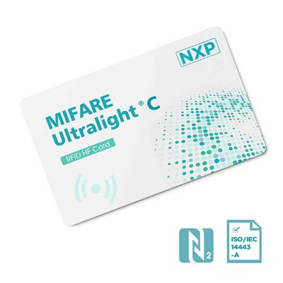 MIFARE Ultralight C mokėjimo kortelė