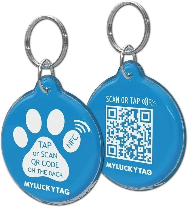 NFC QR Code Dog Tag